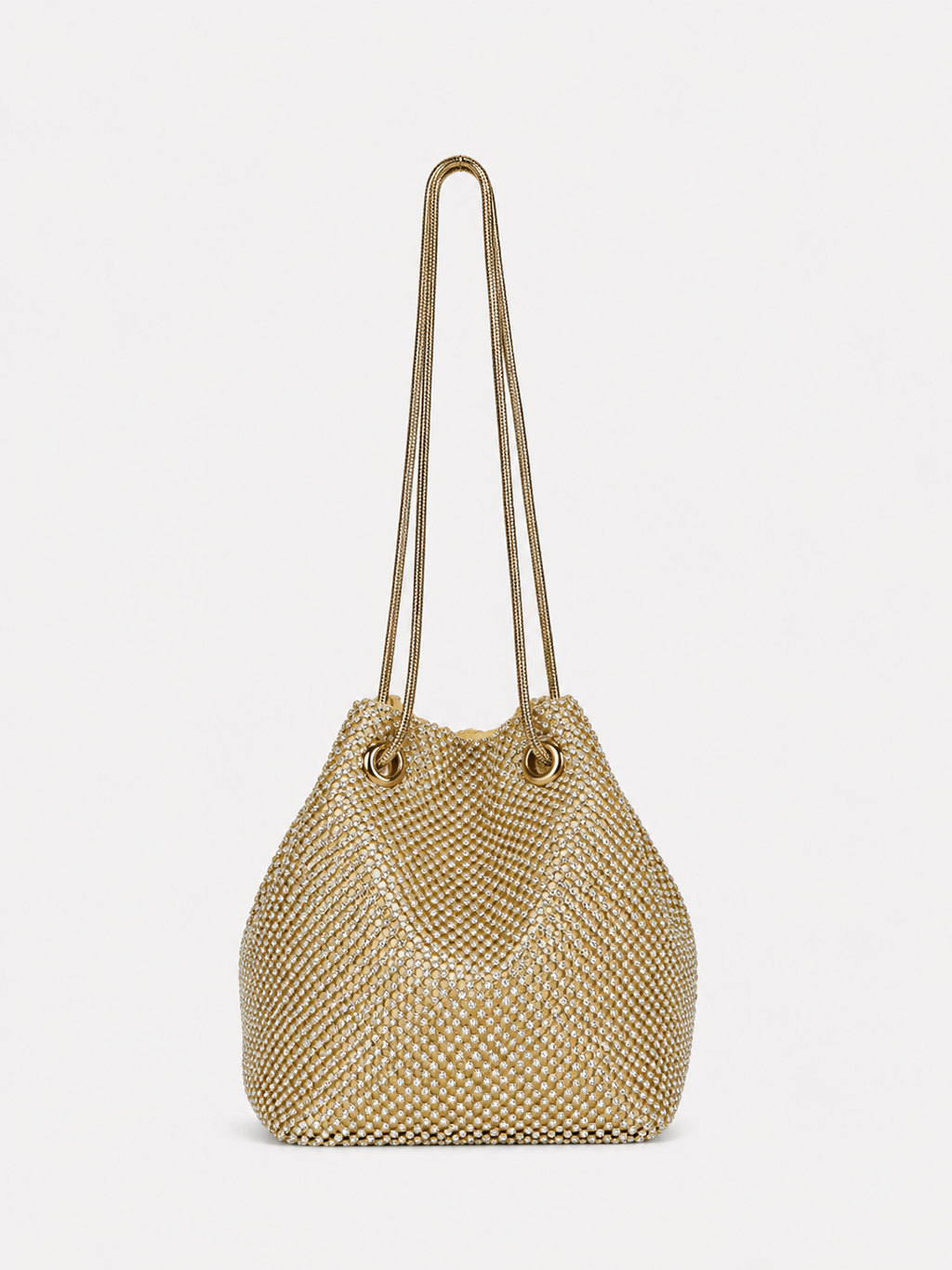 Clutch saco fiesta dorado