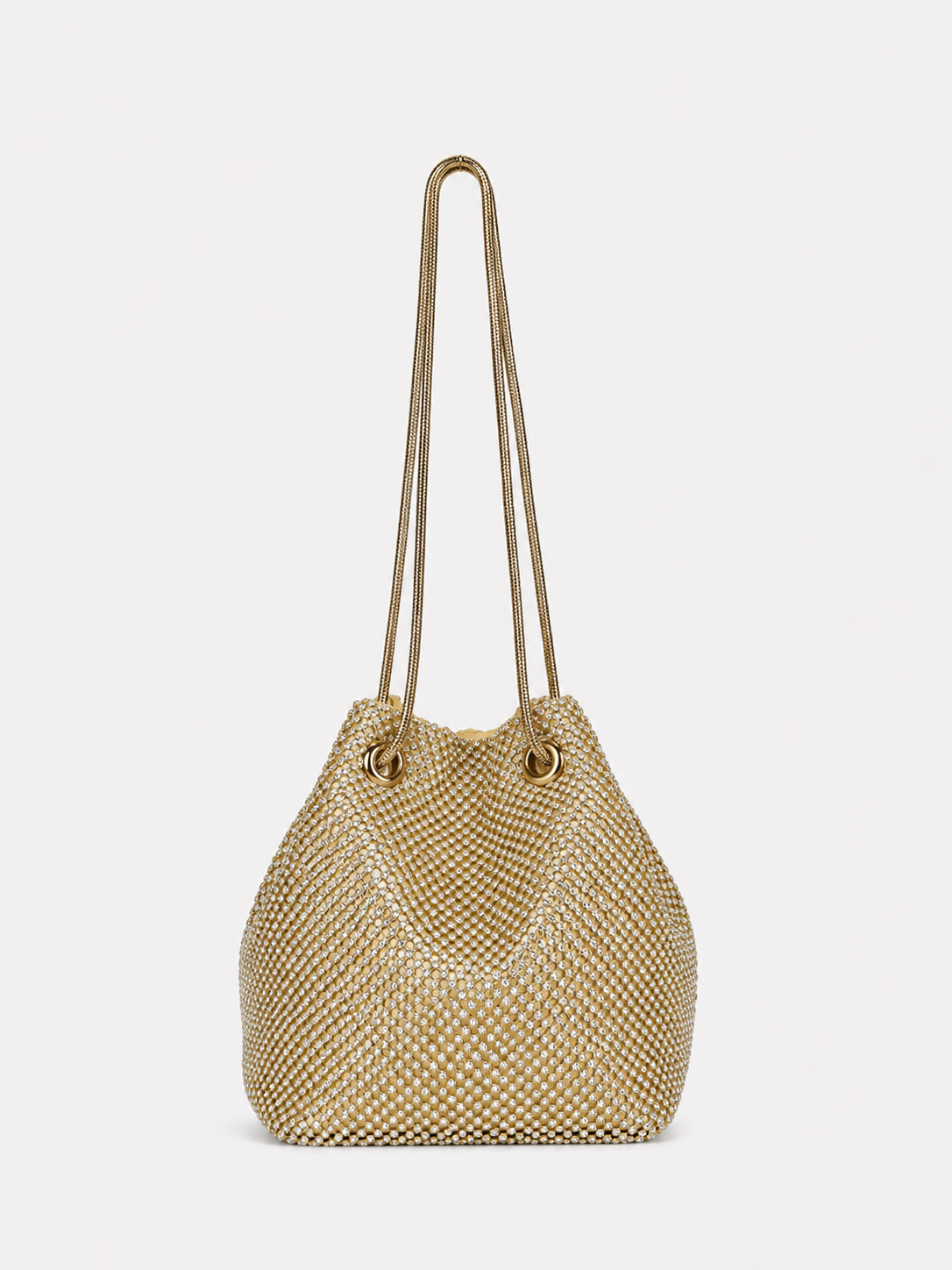 Clutch saco fiesta dorado