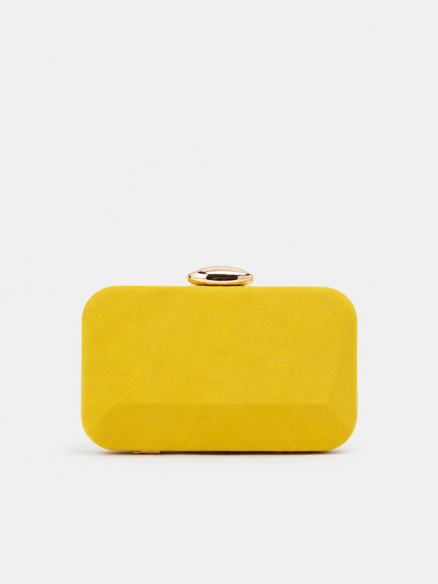 Clutch horizontal ovalado amarillo