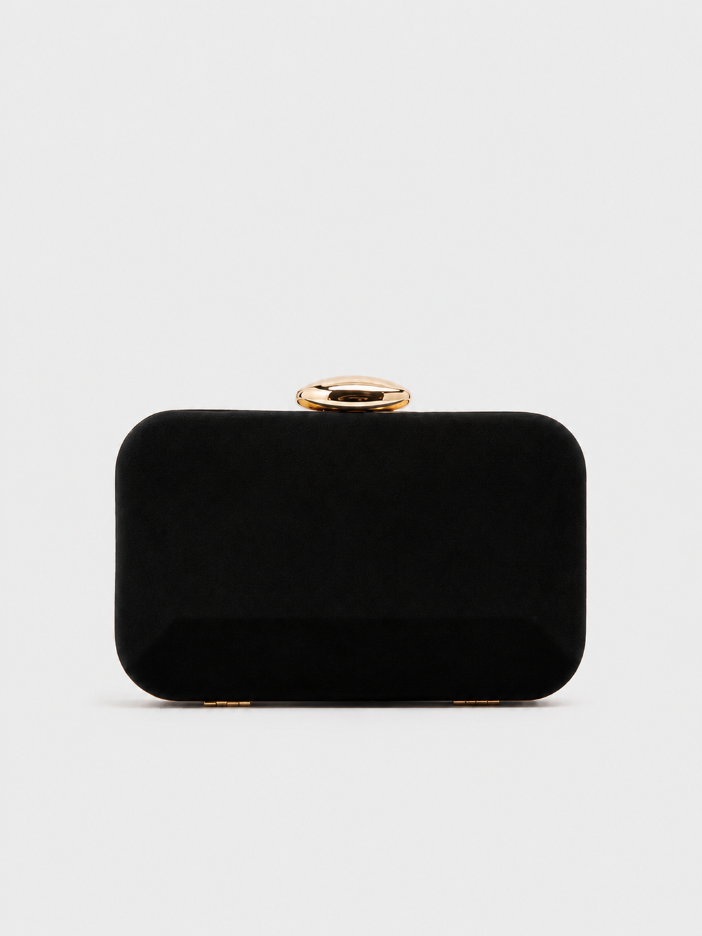 Clutch horizontal ovalado negro