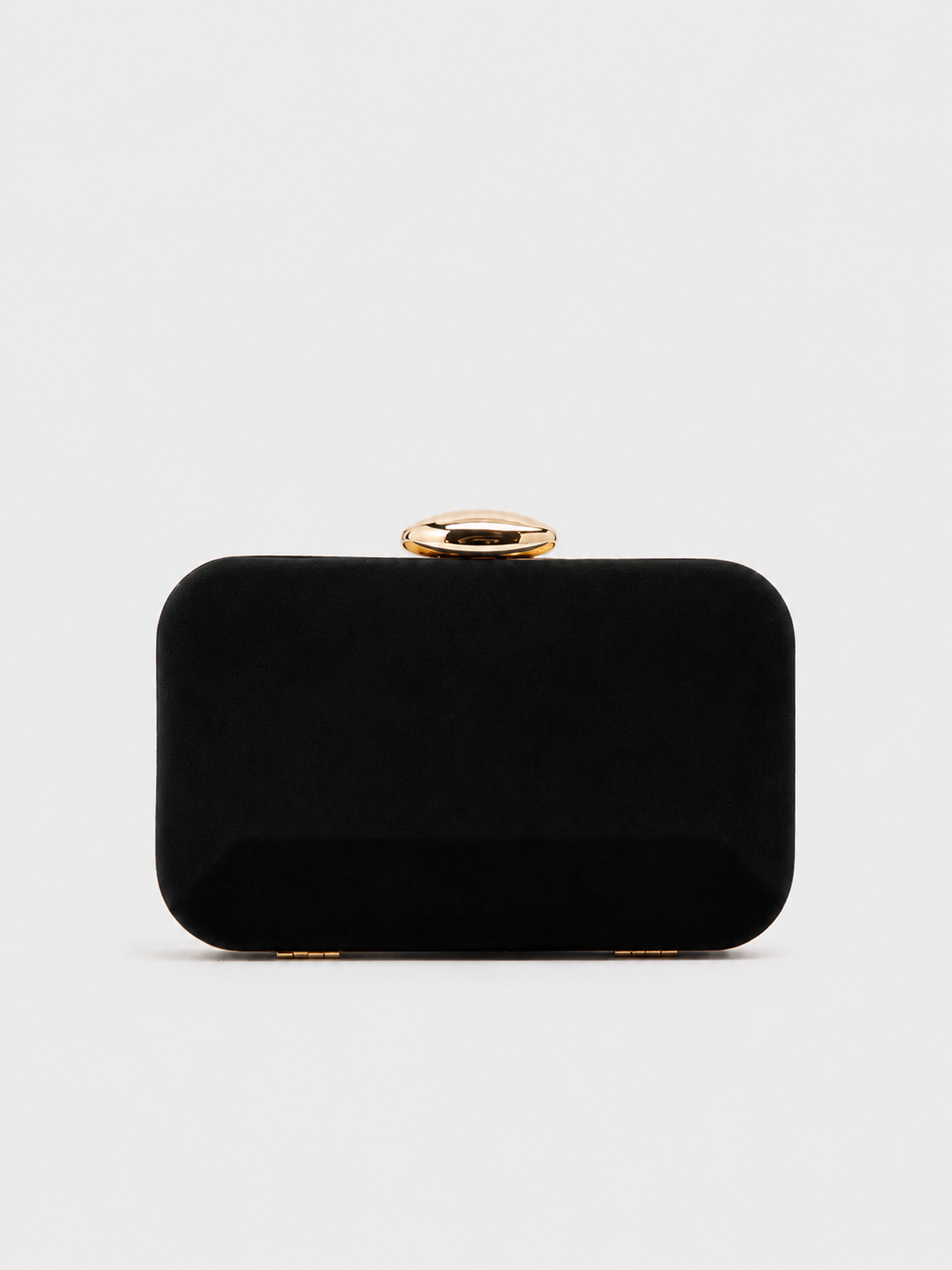 Clutch horizontal ovalado negro