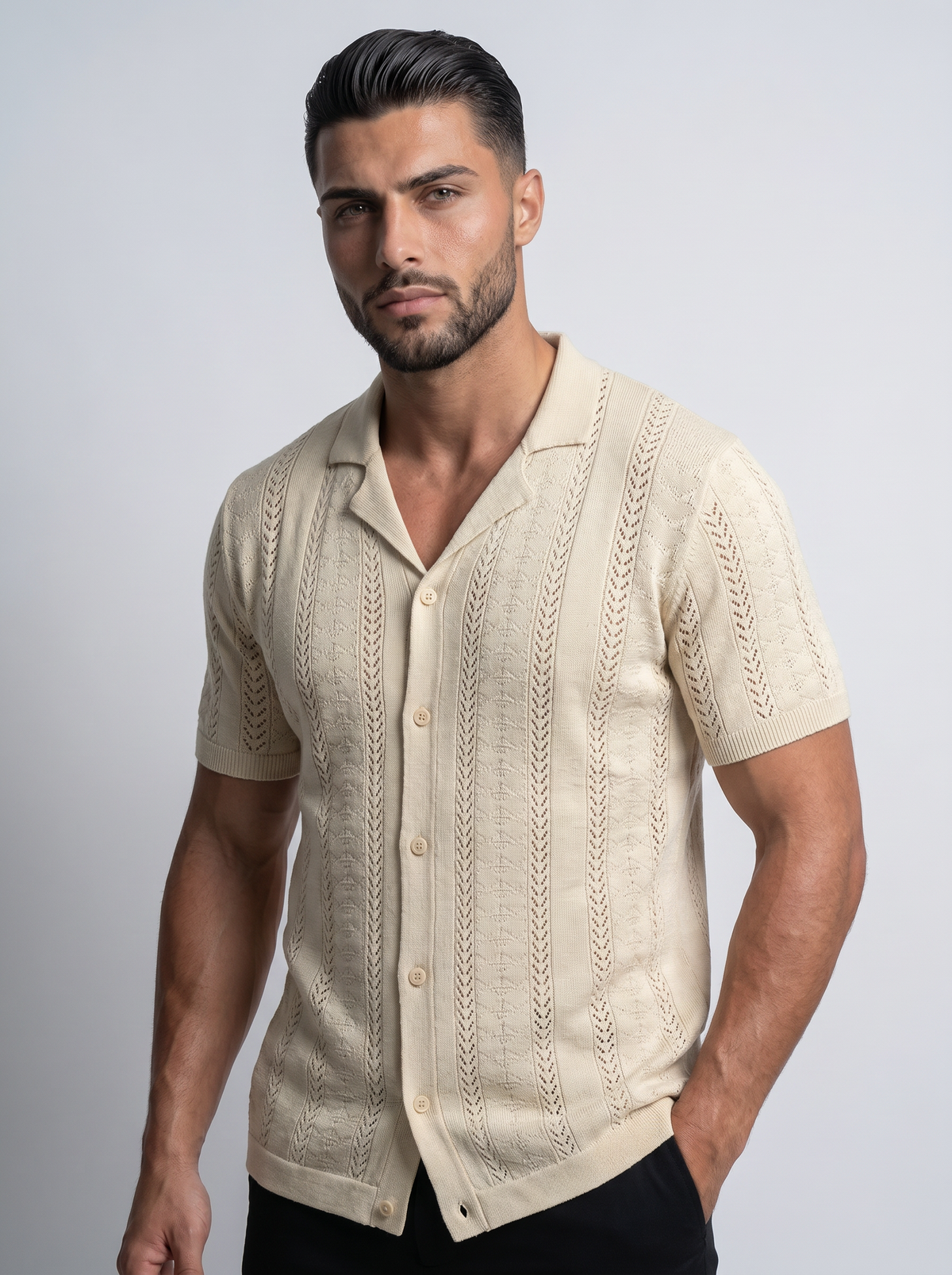 Prestige | Camisa Informal Jacquard