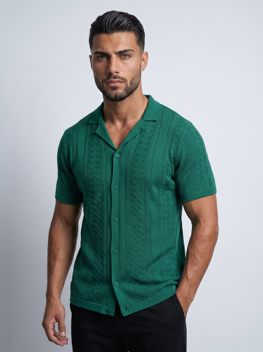 Prestige | Camisa Informal Jacquard