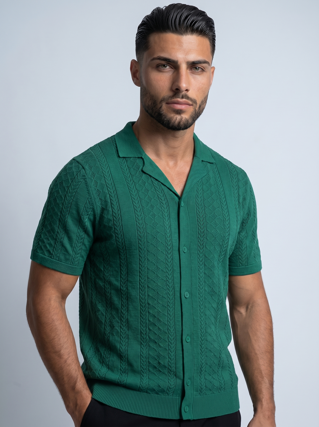 Prestige | Camisa Informal Jacquard