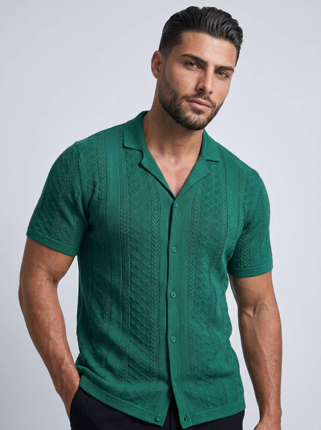 Prestige | Camisa Informal Jacquard