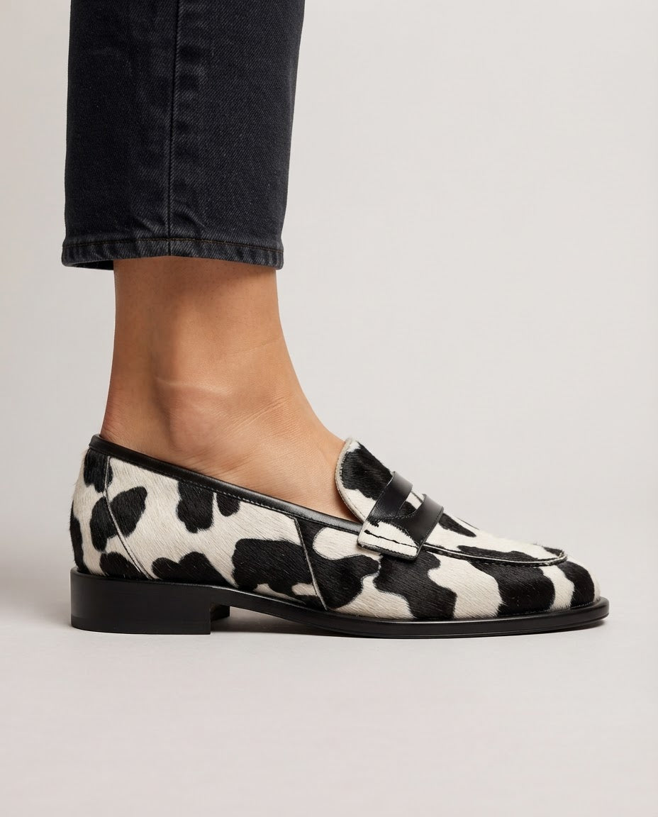 Mocasín Nives — Vaca con Antifaz Penny