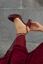 Zapato Evianna Burdeos - Sedalun