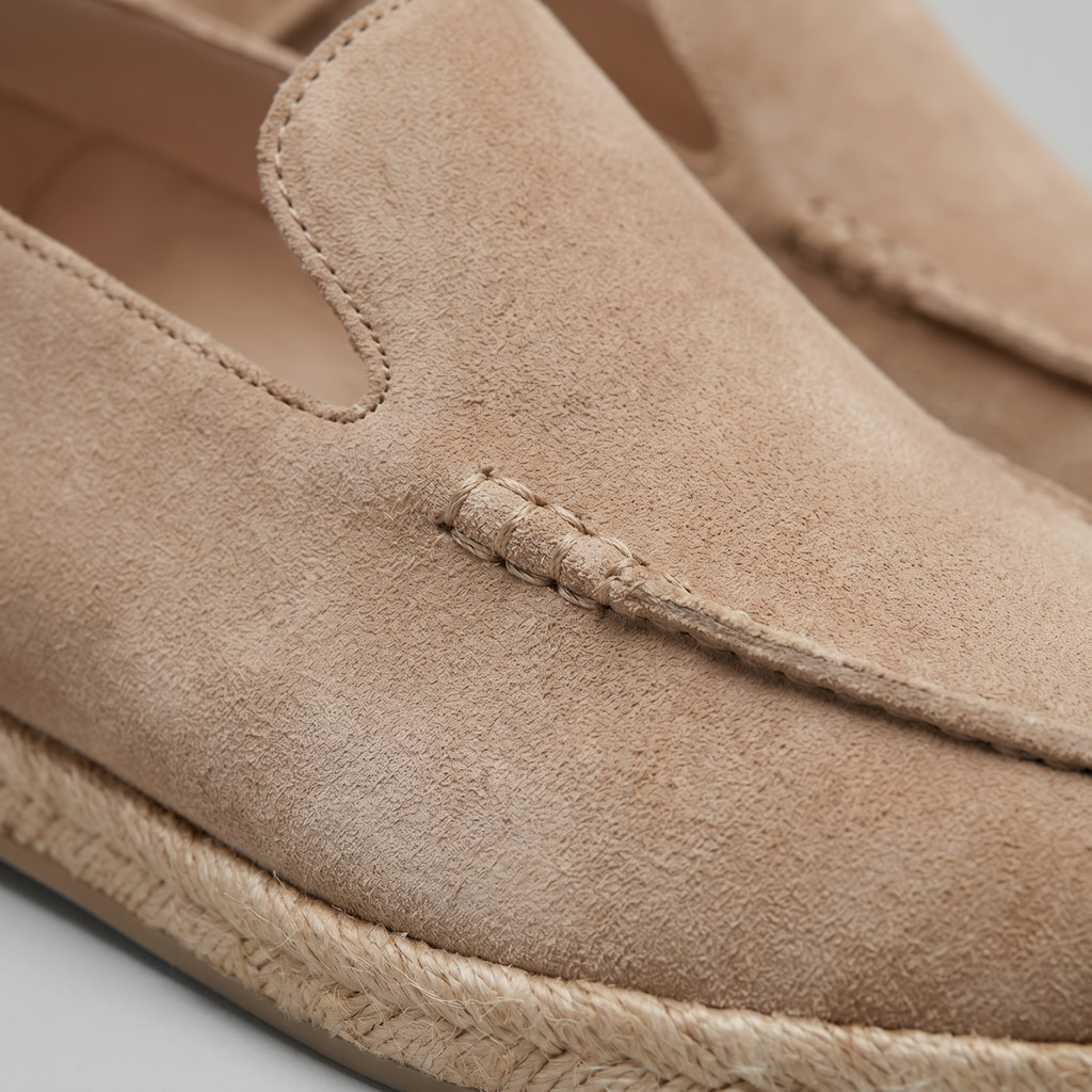 Mocasines Alpargata de Ante para Hombre