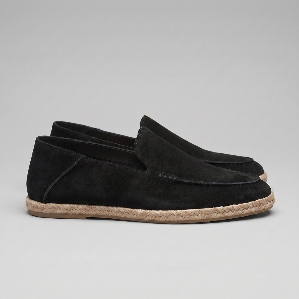 Mocasines Alpargata de Ante para Hombre