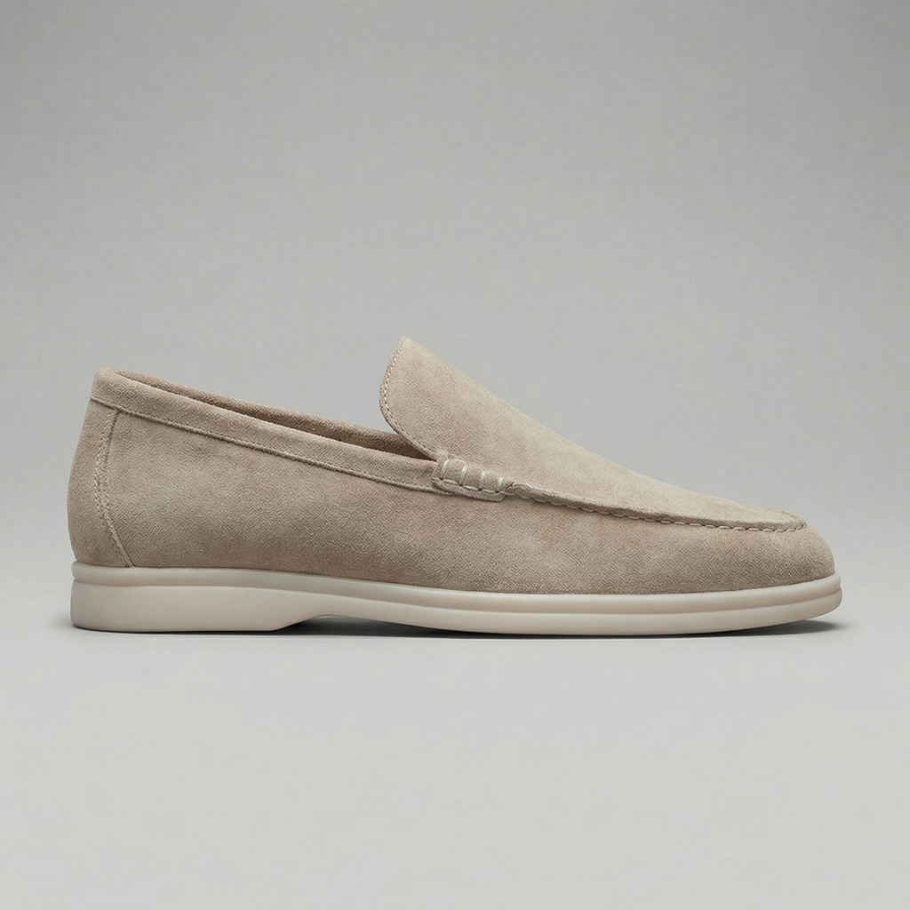 Mocasines de Ante sin Cordones para Hombre