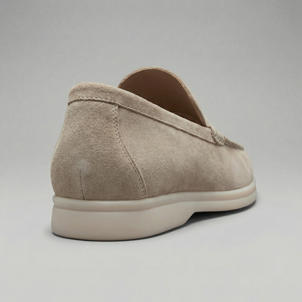 Mocasines de Ante sin Cordones para Hombre