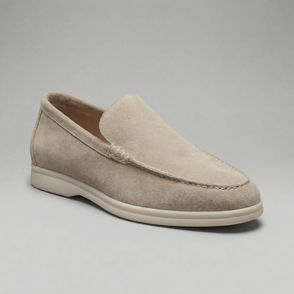 Mocasines de Ante sin Cordones para Hombre