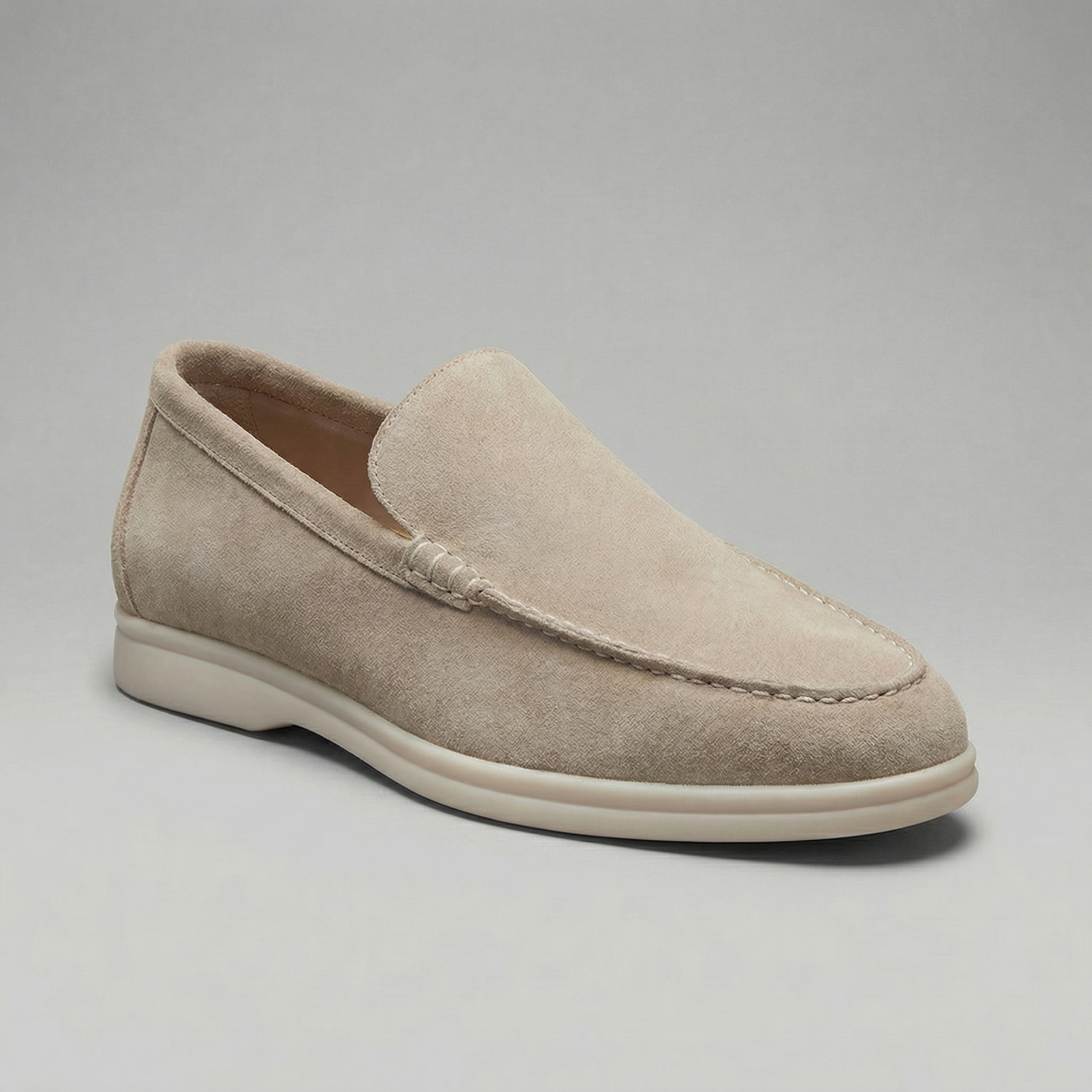 Mocasines de Ante sin Cordones para Hombre