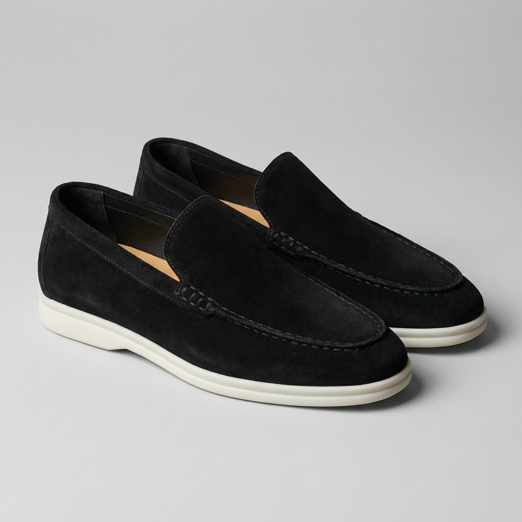Mocasines de Ante sin Cordones para Hombre