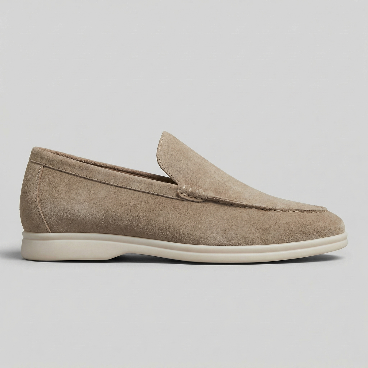 Mocasines de Ante sin Cordones para Hombre