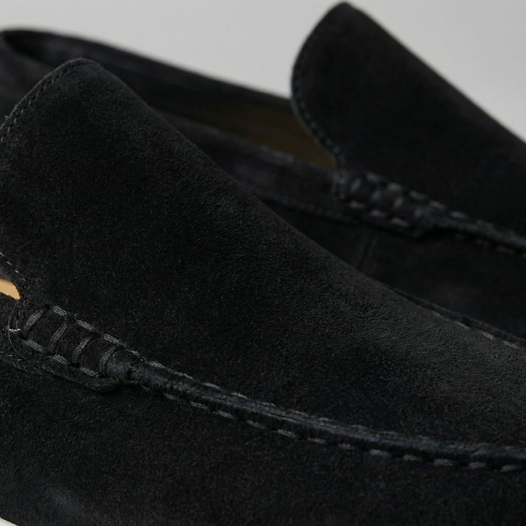 Mocasines de Ante sin Cordones para Hombre