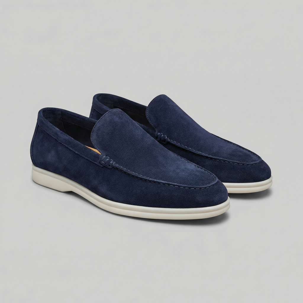 Mocasines de Ante sin Cordones para Hombre